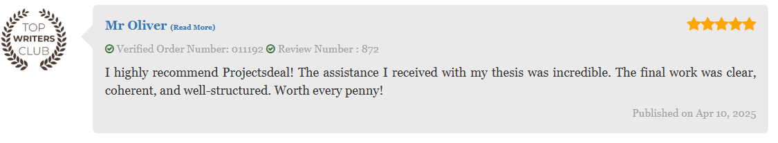 ProjectsDeal Review by Best British Writing Companies
